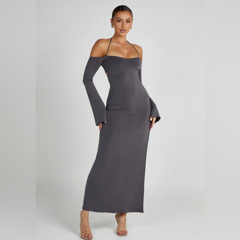 MESHKI - Tia Slinky Off Shoulder Maxi Dress - SIZE XS - NWT - NEVER WORN BEFORE!